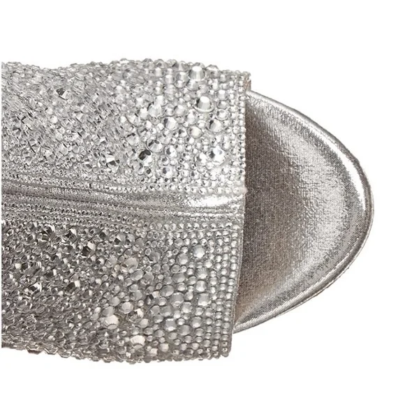 Steve Madden Womens Dispute-r Studded Ankle Boots Silver - Picture 7 of 7